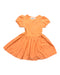 A Orange Short Sleeve Dresses from Molo in size 2T for girl. (Front View)