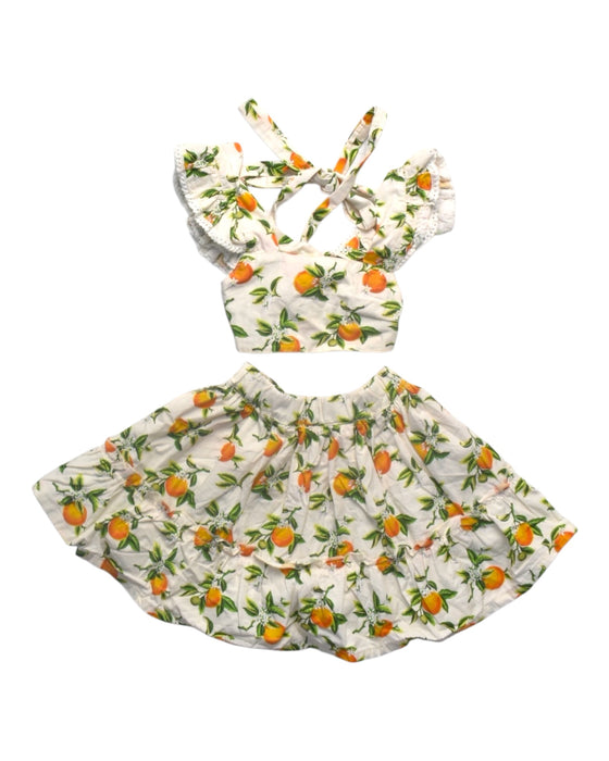 A Multicolour Skirt Sets from Phi Clothing in size 3T for girl. (Front View)