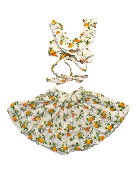 A Multicolour Skirt Sets from Phi Clothing in size 3T for girl. (Back View)