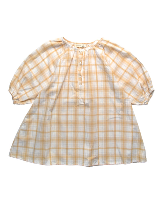 A Yellow Long Sleeve Dresses from Miann & Co in size 2T for girl. (Front View)
