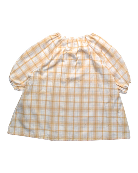 A Yellow Long Sleeve Dresses from Miann & Co in size 2T for girl. (Back View)