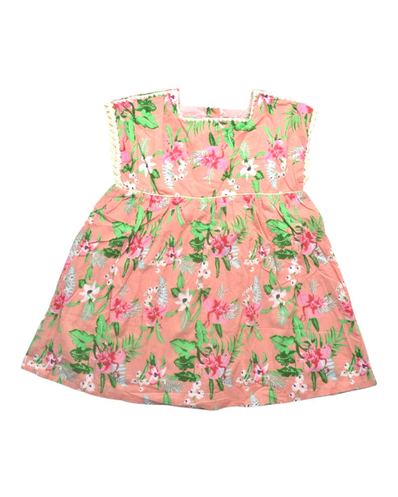 A Multicolour Sleeveless Dresses from Louise Misha in size 3T for girl. (Front View)