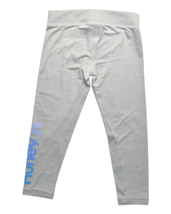 A Grey Leggings from Hurley in size 5T for girl. (Back View)