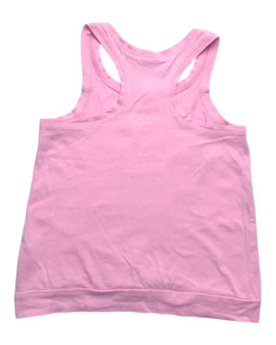 A Pink Sleeveless Tops from Puma in size 4T for girl. (Back View)