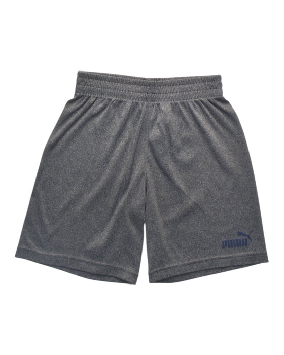 A Grey Active Shorts from Puma in size 5T for boy. (Front View)
