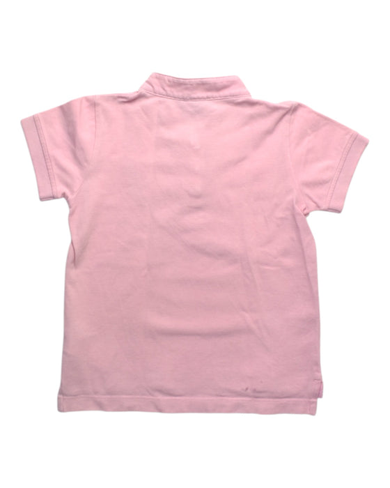 A Pink Short Sleeve Polos from Shanghai Tang in size 4T for girl. (Back View)