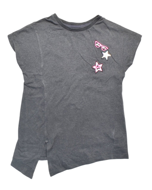 A Grey Sleeveless Tops from Guess in size 6T for girl. (Front View)
