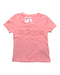 A Pink Short Sleeve T Shirts from Adidas in size 5T for girl. (Front View)