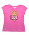 A Multicolour Short Sleeve T Shirts from Moschino in size 5T for girl. (Front View)