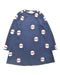 A Navy Sweater Dresses from Jacadi in size 5T for girl. (Front View)