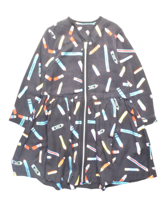 A Multicolour Long Sleeve Dresses from Stella McCartney in size 6T for girl. (Front View)
