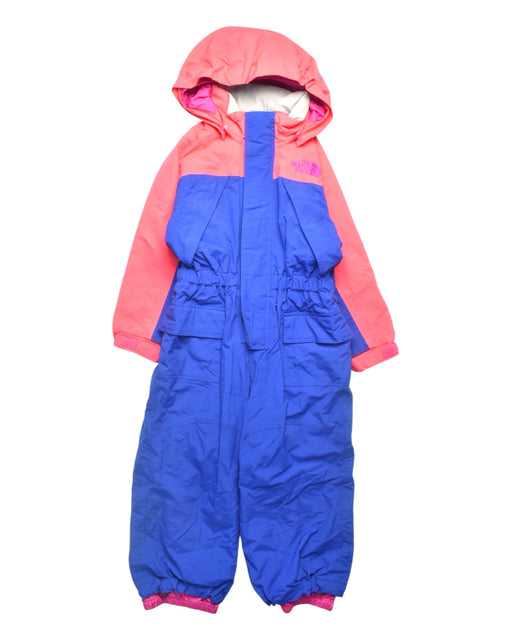A Blue Snowsuits from The North Face in size 5T for girl. (Front View)