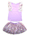 A Purple Skirt Sets from Seed in size 10Y for girl. (Front View)