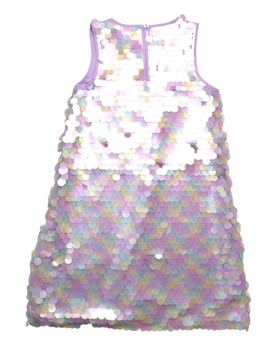 A Multicolour Sleeveless Dresses from Seed in size 10Y for girl. (Back View)