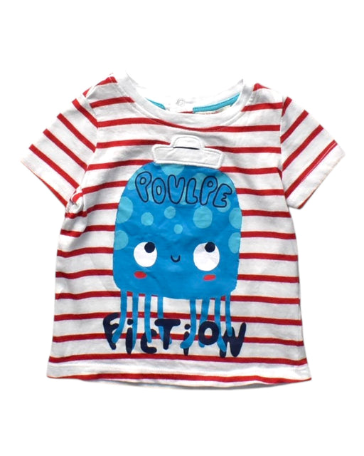A Multicolour Short Sleeve T Shirts from Du Pareil au même in size 6-12M for boy. (Front View)