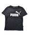 A Black Short Sleeve T Shirts from Puma in size 7Y for boy. (Front View)