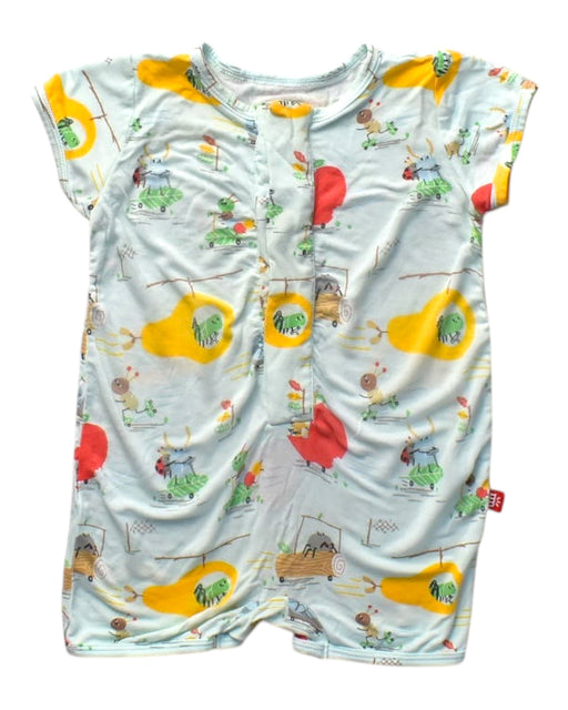 A Multicolour Short Sleeve Rompers from Magnetic Me in size 6-12M for boy. (Front View)