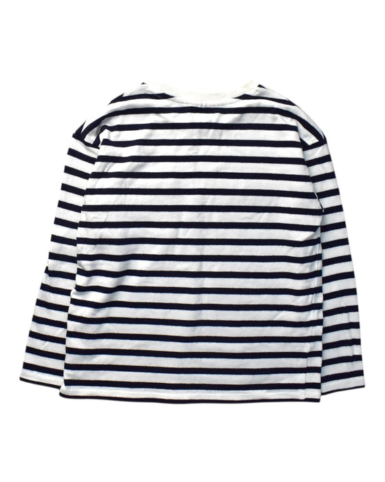 A White Long Sleeve T Shirts from Seed in size 6T for boy. (Back View)