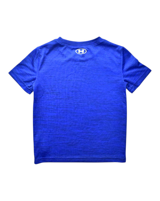 A Blue Short Sleeve T Shirts from Under Armour in size 5T for boy. (Back View)