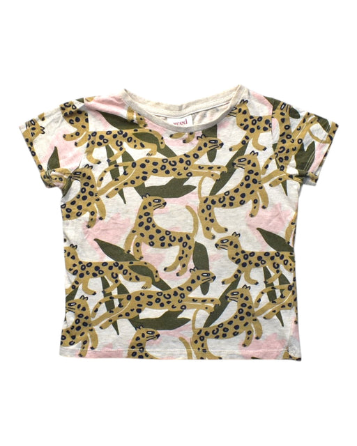 A Multicolour Short Sleeve T Shirts from Seed in size 4T for boy. (Front View)