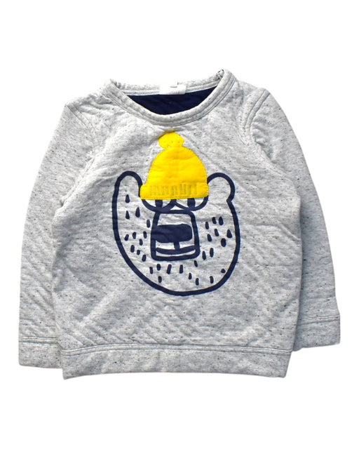 A Grey Crewneck Sweatshirts from Seed in size 5T for boy. (Front View)