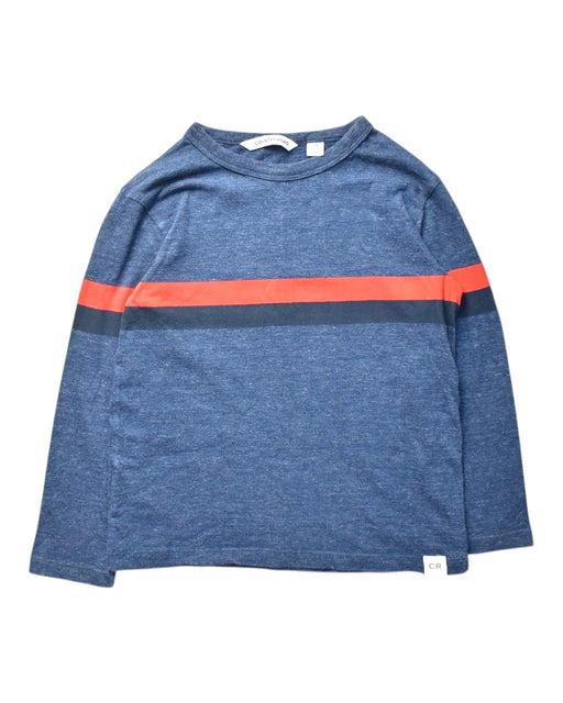 A Navy Long Sleeve T Shirts from Country Road in size 6T for boy. (Front View)