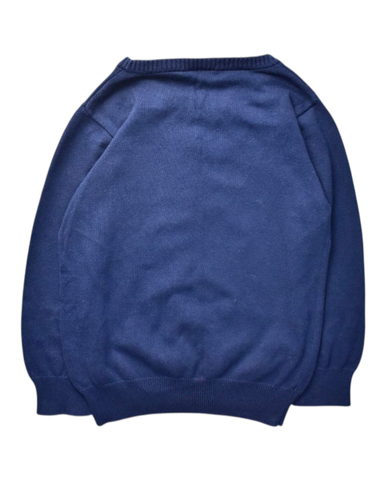 A Navy Crewneck Sweatshirts from Seed in size 3T for boy. (Back View)