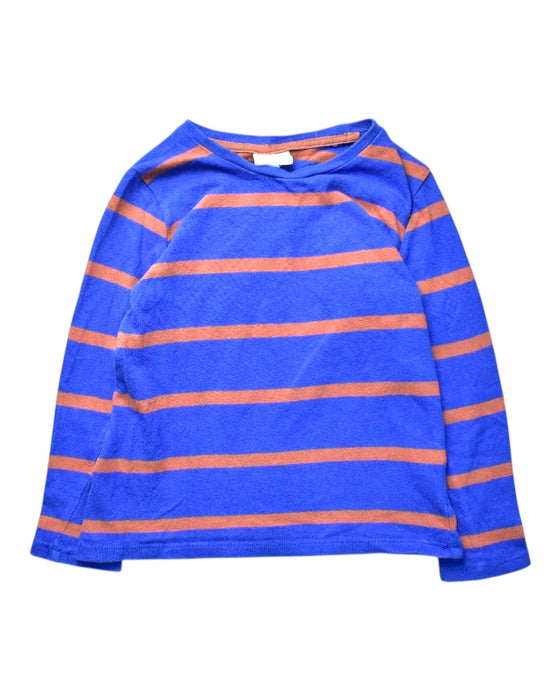 A Blue Long Sleeve T Shirts from Seed in size 5T for boy. (Front View)