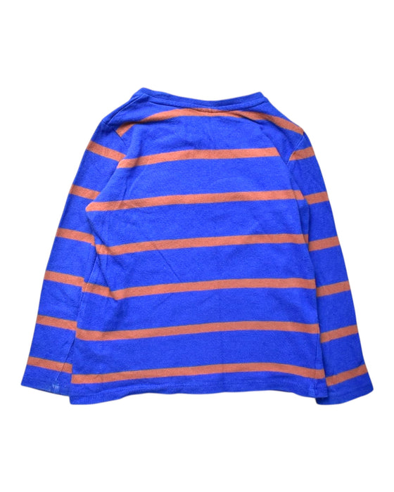 A Blue Long Sleeve T Shirts from Seed in size 5T for boy. (Back View)
