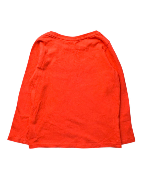 A Orange Long Sleeve T Shirts from Seed in size 5T for boy. (Back View)