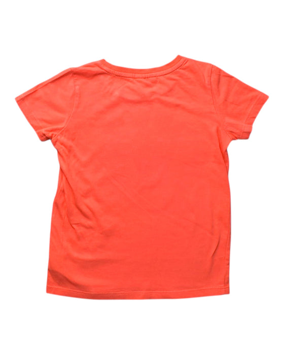 A Red Short Sleeve T Shirts from Seed in size 5T for girl. (Back View)