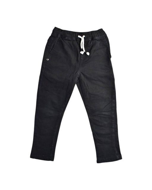 A Black Casual Pants from Seed in size 4T for boy. (Front View)