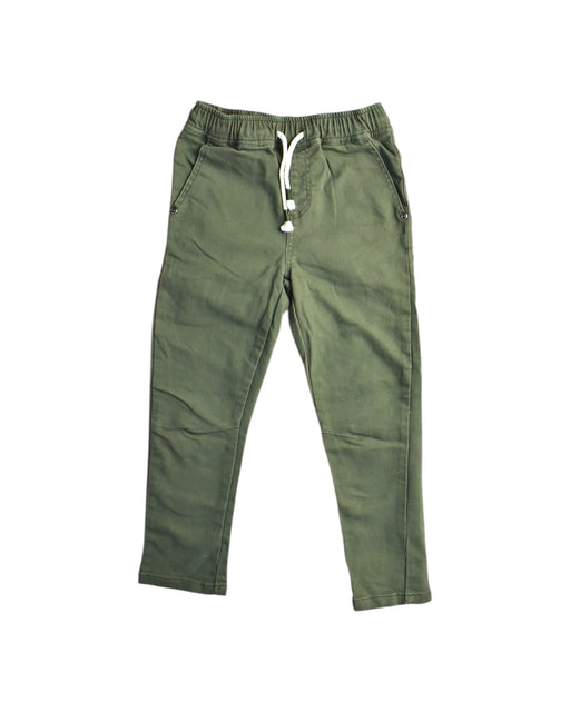 A Green Casual Pants from Seed in size 5T for boy. (Front View)