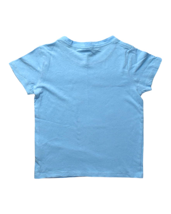 A Blue Short Sleeve T Shirts from Seed in size 4T for boy. (Back View)