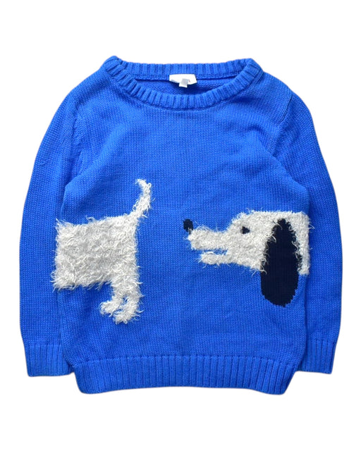 A Blue Knit Sweaters from Seed in size 4T for boy. (Front View)