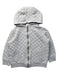 A Grey Puffer/Quilted Jackets from Seed in size 5T for boy. (Front View)
