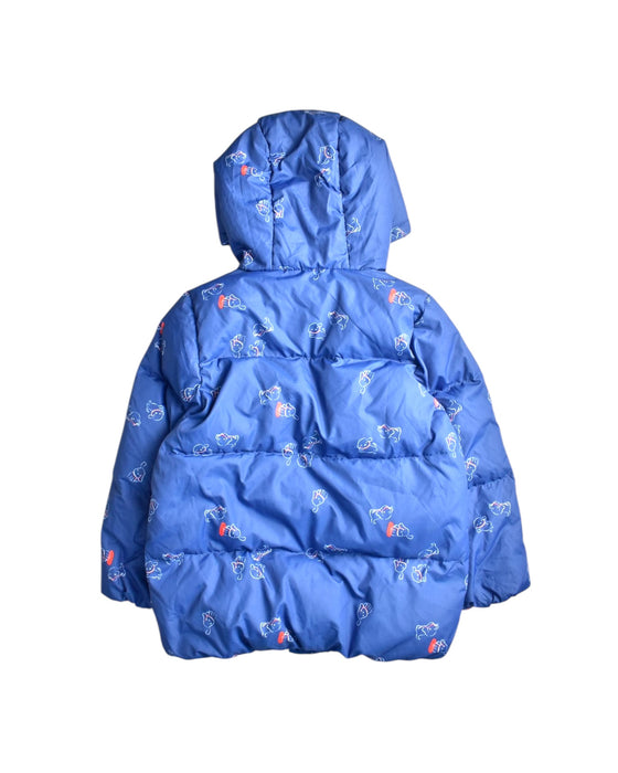 A Blue Puffer/Quilted Coats & Outerwear from Kingkow in size 4T for boy. (Back View)