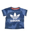 A Blue Short Sleeve T Shirts from Adidas in size 6-12M for boy. (Front View)