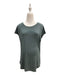 A Green Short Sleeve Tops from Cadenshae in size Maternity-S for maternity. (Front View)