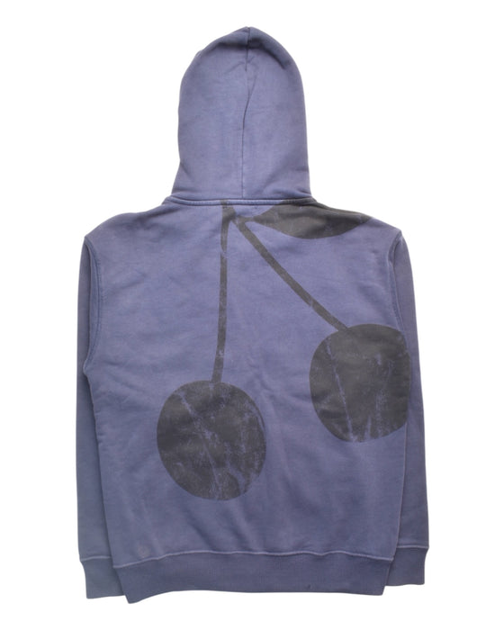 A Blue Hooded Sweatshirts from Bonpoint in size 12Y for boy. (Back View)