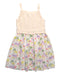 A Multicolour Sleeveless Dresses from Gingersnaps in size 6T for girl. (Front View)
