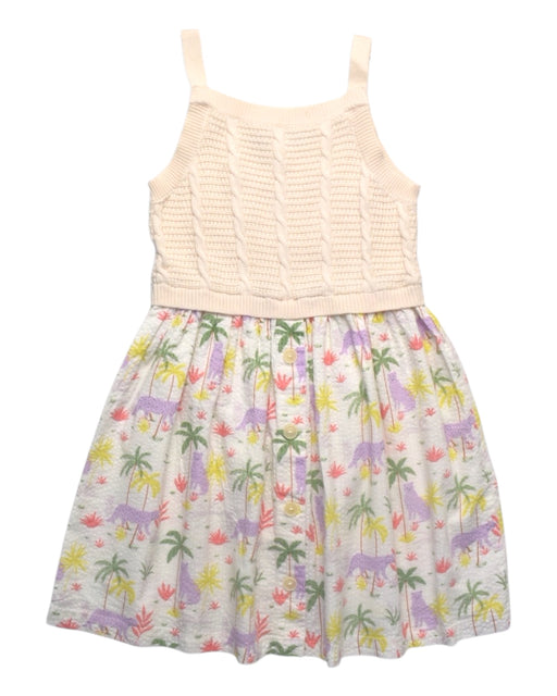 A Multicolour Sleeveless Dresses from Gingersnaps in size 6T for girl. (Front View)