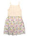 A Multicolour Sleeveless Dresses from Gingersnaps in size 6T for girl. (Back View)