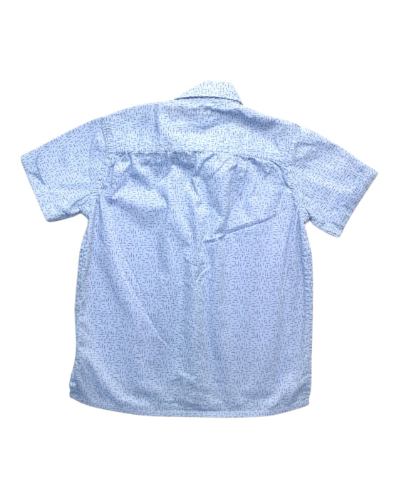 A Blue Short Sleeve Shirts from Gingersnaps in size 4T for boy. (Back View)