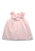 A Pink Sleeveless Dresses from Gingersnaps in size 6-12M for girl. (Front View)