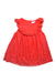 A Red Sleeveless Dresses from Mayoral in size 6-12M for girl. (Front View)