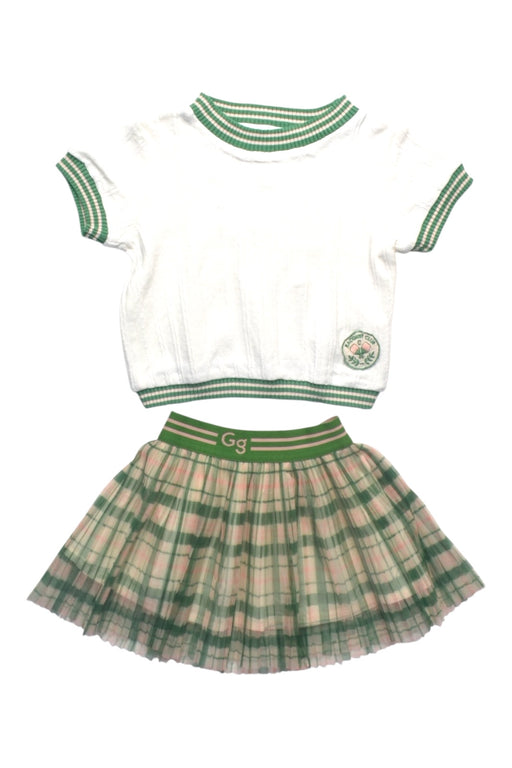 A Multicolour Skirt Sets from Gingersnaps in size 6-12M for girl. (Front View)
