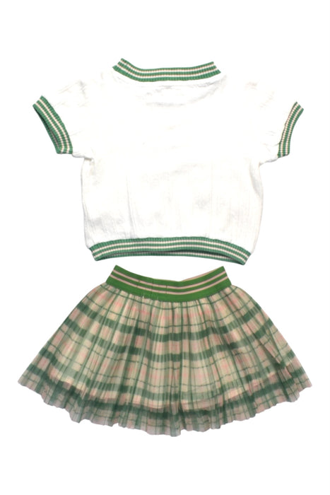 A Multicolour Skirt Sets from Gingersnaps in size 6-12M for girl. (Back View)