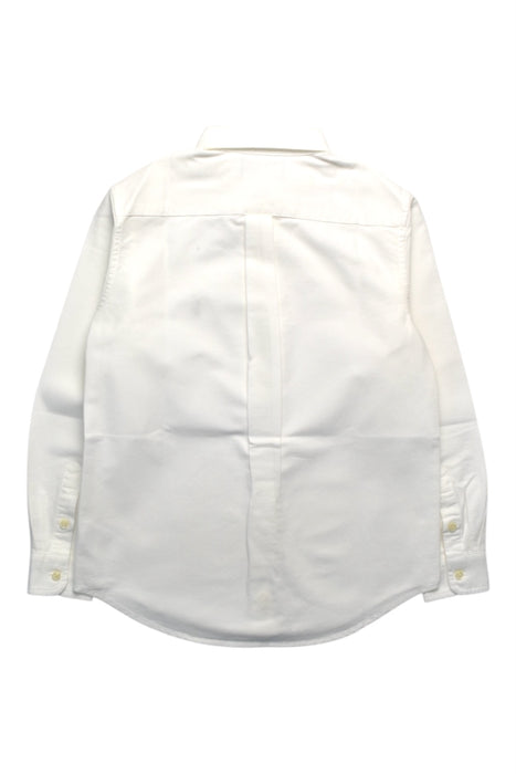 A White Long Sleeve Shirts from Ralph Lauren in size 7Y for boy. (Back View)