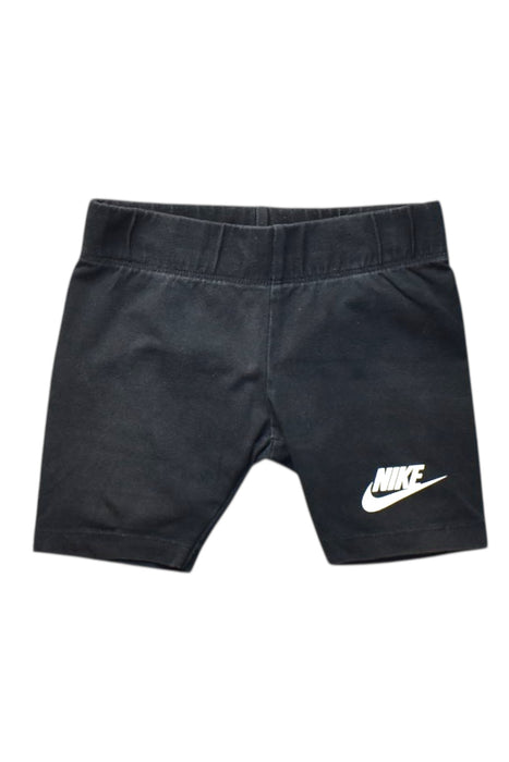 A Black Shorts from Nike in size 4T for girl. (Front View)